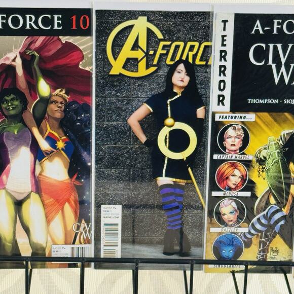 A-Force 1-10 & Variants 8-9 Lot Rahzzah Ft Shuri Variant - Picture 3 of 8
